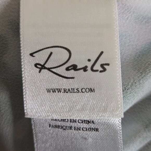 Rails Juni Gardenia Floral Flutter Sleeve V-neck Tie Waist Midi Dress Size S - Picture 8 of 10